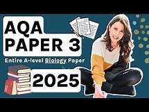 Video thumbnail for A-LEVEL Biology 2024 exam -AQA paper 3 | All the theory for topics 1-8 to learn or revise everything
