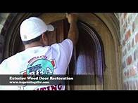 Video thumbnail for Wood Door Restoration | Dallas FT. Worth, TX | Exterior Door Refinishing