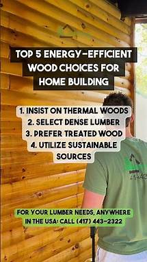 Video thumbnail for Top 5 Energy-Efficient Wood Choices for Home Building (🔔 Subscribe for More!)