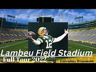 Video thumbnail for Lambeau Field Stadium Classic Tour / Greenbay Packers 09-2022