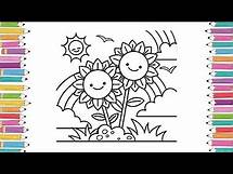 Video thumbnail for How To Color A Flower Step By Step | Flower Coloring pages