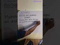 Video thumbnail for How to Multiply and Divide Integers