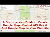 Video thumbnail for How to Embed Google Map to Your Website