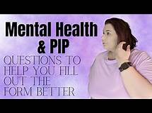 Video thumbnail for Questions To Ask Yourself When Applying for PIP With Mental Health