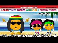 Video thumbnail for Times Tables Songs 2 to 12 (Kool Kidz) Learn with Fun & Catchy Tunes!
