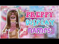 Video thumbnail for 10+ Preppy display names FOR ROBLOX