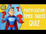 Video thumbnail for Times Tables Flashcard Quiz - Learn Multiplications Fast!