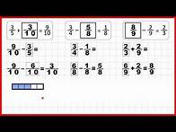 Video thumbnail for Solve missing number problems for addition and subtraction of fractions | Fractions | Year 5