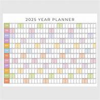 Video thumbnail for 2025 Printable Year Planner | Large Wall Calendar 2025 | Yearly Wall Calendar | Rainbow Year Calendar | Giant Wall Calendar | A1 A2 A3 PDF - Etsy