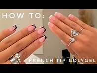 Video thumbnail for HOW TO: FRENCH TIP POLYGEL NAIL TUTORIAL | BEST NAIL TUTORIALS FOR BEGINNERS