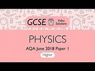Video thumbnail for Physics GCSE - June 2018 Paper 1H | PMT Education