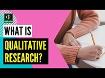 Video thumbnail for What is Qualitative Research?