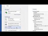 Video thumbnail for How to Print a foldable Booklet in Ms Word 2016