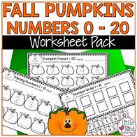 Video thumbnail for Fall Pumpkin Numbers 1 to 20 Worksheets | Missing Numbers, Tracing, Ten Frames