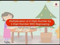 Video thumbnail for Multiplying 2 Digit Number By 1 Digit Number With Regrouping | Mathematics Grade 2 | Periwinkle