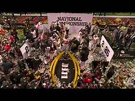 Video thumbnail for CFB National Championship Trophy Ceremony 🏆 Ohio State wins their 7th national title | SC with SVP