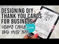 Video thumbnail for Design Thank You Cards for Business with Canva
