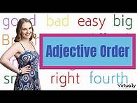 Video thumbnail for Adjective Order in English (Beginner Level English Grammar)