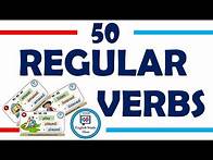 Video thumbnail for 50 Most Common Regular Verbs with Pictures | Regular Verbs in English