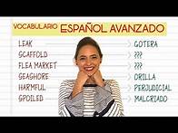 Video thumbnail for SPANISH Vocabulary ADVANCED 🔥All the Spanish Vocabulary C1-C2 you always wanted to learn