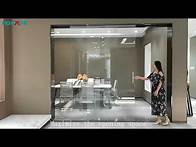 Video thumbnail for Frameless sliding glass door SA8600L H