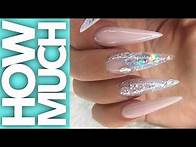 Video thumbnail for How Much - Sharp Acrylic Stilettos - Acrylic Nails