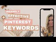 Video thumbnail for How to Find Insanely Effective Pinterest Keywords in Just Seconds! Pin Inspector Demo 2024