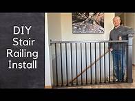 Video thumbnail for DIY Stair Railing Install | Metal Balusters | Modern