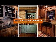 Video thumbnail for 30+ Inspiring Rustic Kitchen Cabinets Ideas & Designs for 2021 💡
