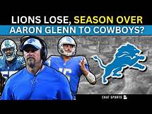 Video thumbnail for Detroit Lions LOSE To Washington Commanders Reaction, Aaron Glenn To Dallas Cowboys? + NFL Offseason