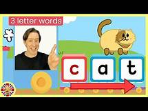 Video thumbnail for 3 letter words phonics sound,Learn to read,at word family,first word,CVC,letters,#kidslearning,#kids