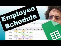 Video thumbnail for How to Make a Simple Employee Schedule in Google Sheets
