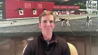 Video thumbnail for 2025 Pro Bowl coach for the NFC Eli Manning says brother is trying to 'steal' playbook