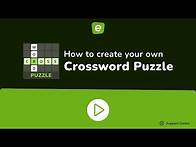 Video thumbnail for How to create your own Crossword Puzzle in Educaplay