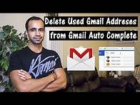 Video thumbnail for Delete Previously Used Email Addresses from Gmail Auto-Complete List