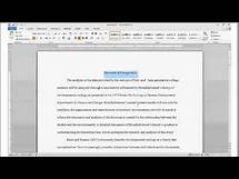 Video thumbnail for Using Headings and Subheadings in APA Formatting