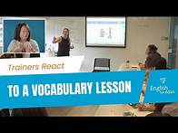 Video thumbnail for How to Teach Vocabulary - Teacher Trainer reacts to a Vocabulary Lesson