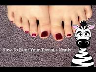 Video thumbnail for How to Paint Your Toenails Neatly
