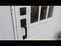 Video thumbnail for Modern Farmhouse Matte Black Front Door Handle With Deadbolt - A MUST Upgrade For Your HOME!