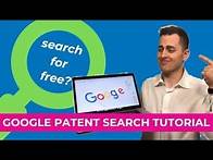 Video thumbnail for How to Do a Google Patent Search
