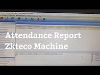 Video thumbnail for HOW TO PRINT ATTENDANCE REPORT/ZKTECO MACHINE