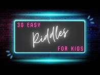 Video thumbnail for 30 Easy Riddles for Kids!!