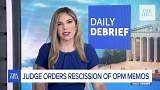 Video thumbnail for Federal agencies plan second email asking workers for weekly accomplishments