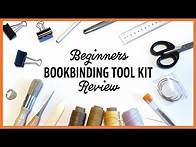 Video thumbnail for Beginners Bookbinding Tool Kit Unboxing Review | Sea Lemon
