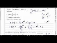 Video thumbnail for WMA11/01 (Edexcel) IAL P1 October 2022, Q5, Integration, Applications, Equation of Normal