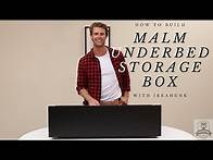 Video thumbnail for How to Assemble IKEA MALM Underbed Storage Box