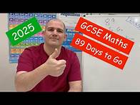 Video thumbnail for GCSE Maths 2025 Revision - 89 Days To Go - Corbettmaths