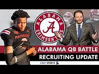 Video thumbnail for Greg McElory Talks Alabama Football QB Battle + Brandon Arrington's Top 6 & Alabama Flip Targets