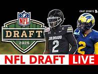 Video thumbnail for NFL Draft 2025 Live Day 2 - Rounds 2-3
