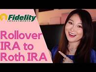 Video thumbnail for Convert Rollover IRA to Roth IRA (STEP-BY-STEP TUTORIAL AT FIDELITY)